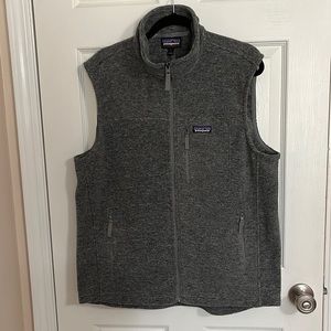 Men’s Patagonia Synchilla Fleece Vest, Gray, size large